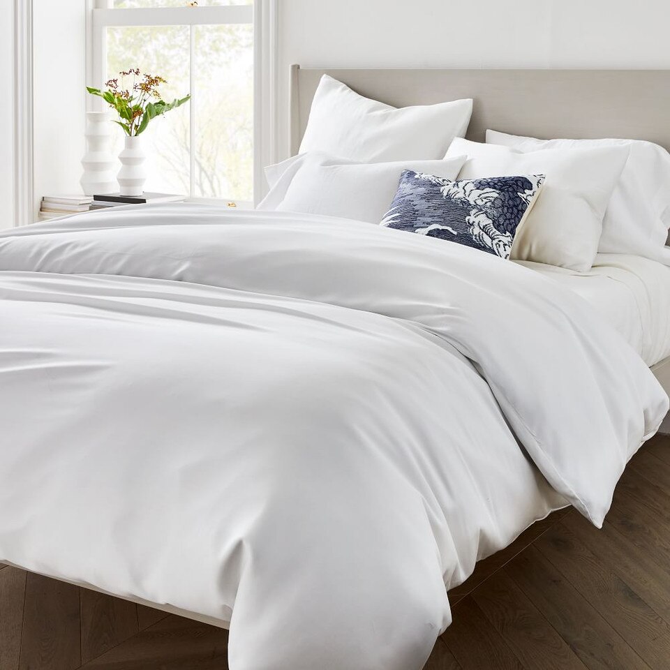 Silky TENCEL™ Quilt Cover & Pillowcases West Elm UK